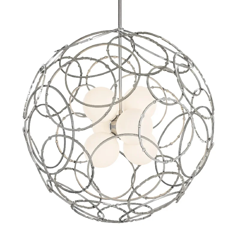 Industrial Emergency Lighting for Safety in FactoriesOlympus Six Light Pendant