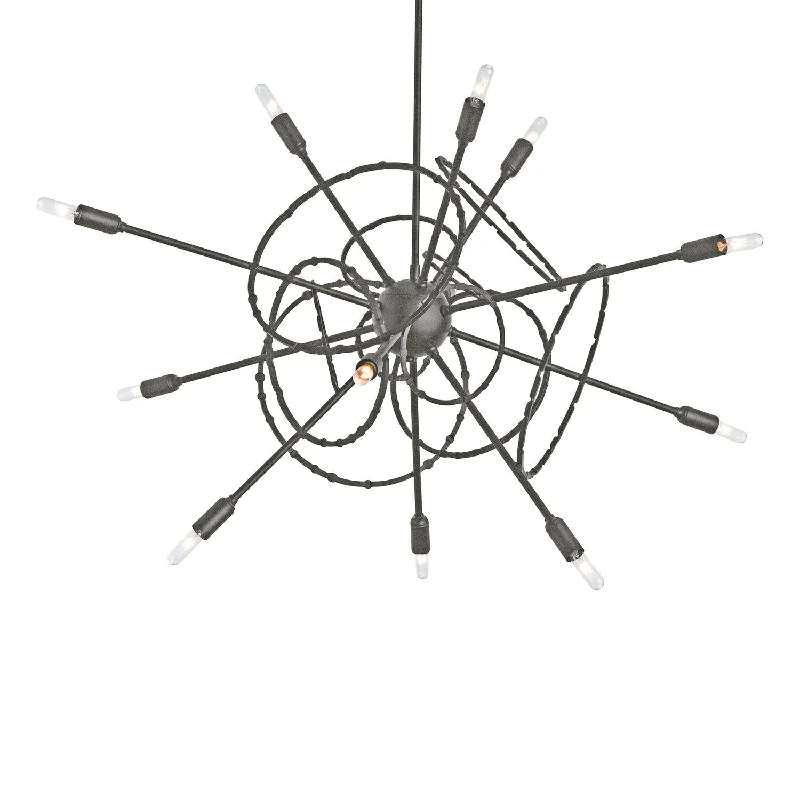 Industrial Area Lighting for Large Open SpacesOlympus 12 Light Pendant