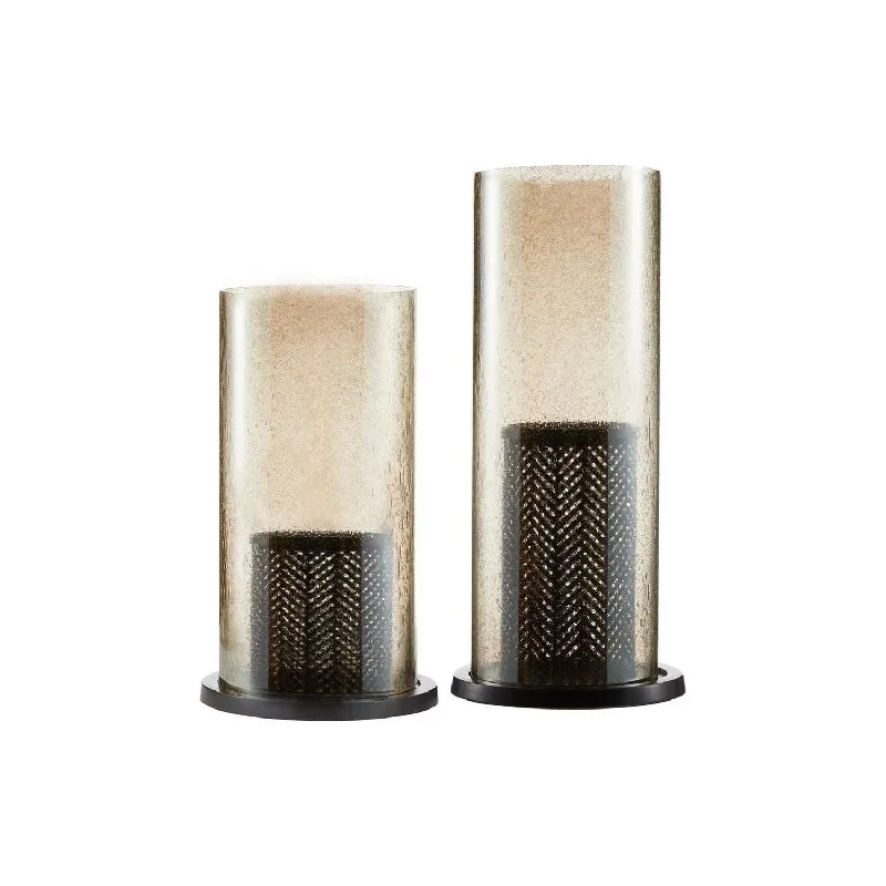 Track lighting with a chunky, bold designDabney Hurricanes - Set of 2