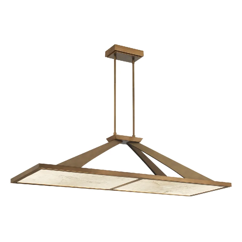 Industrial Lighting for Printing Press FacilitiesStiles 48" 1 Light LED Pendant Light Gold Finish Industrial Lighting for Printing Press FacilitiesStiles 48" 1 Light LED Pendant Light Gold Finish