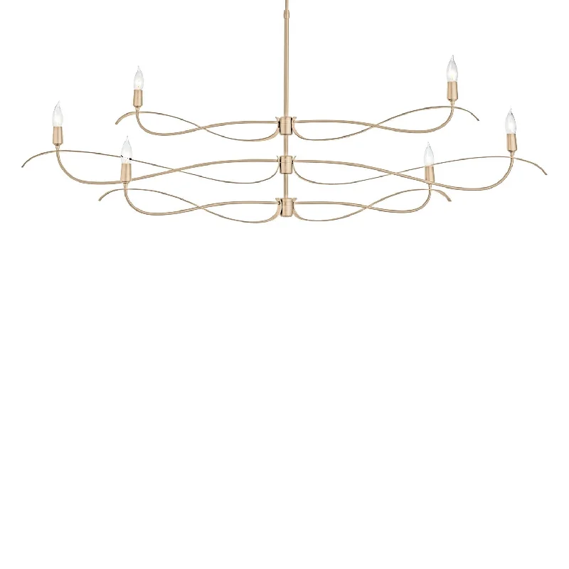 Industrial Lighting for Furniture FactoriesWillow Six Light Chandelier