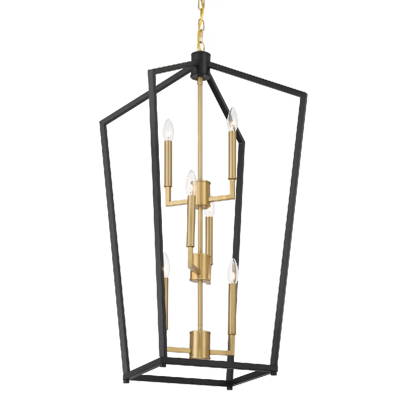 Industrial Lighting for Furniture FactoriesColwick 38" 6 Lights Pendant Light Black Finish Industrial Lighting for Furniture FactoriesColwick 38" 6 Lights Pendant Light Black Finish