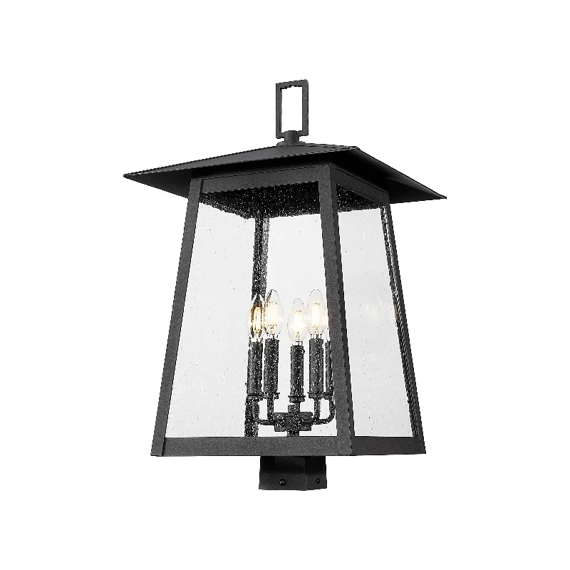Track lighting with swivel heads for precise aimingRainer 5-Light Outdoor Post Mount Fixture Track lighting with swivel heads for precise aimingRainer 5-Light Outdoor Post Mount Fixture