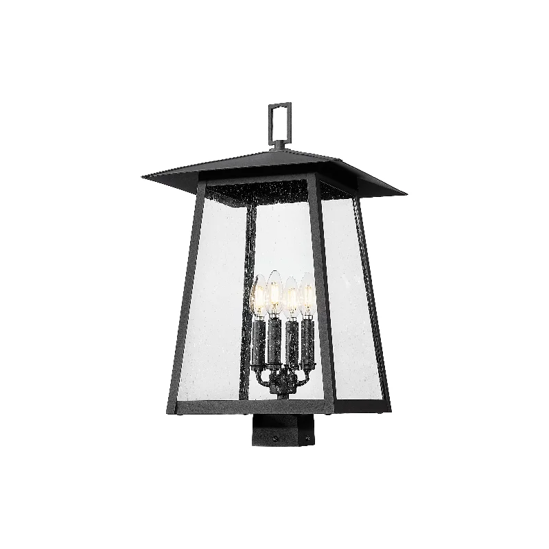 Track lighting with a chunky, bold designRainer 4-Light Outdoor Post Mount Fixture