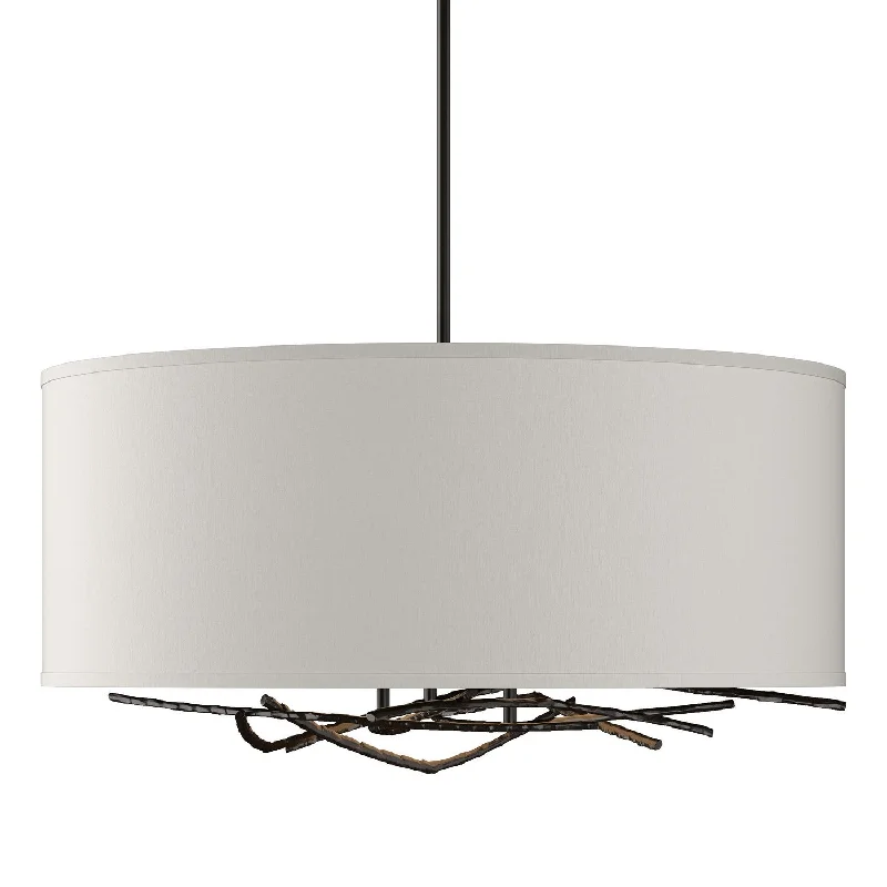Adjustable Industrial Lighting for Flexible IlluminationBrindille Three Light Pendant