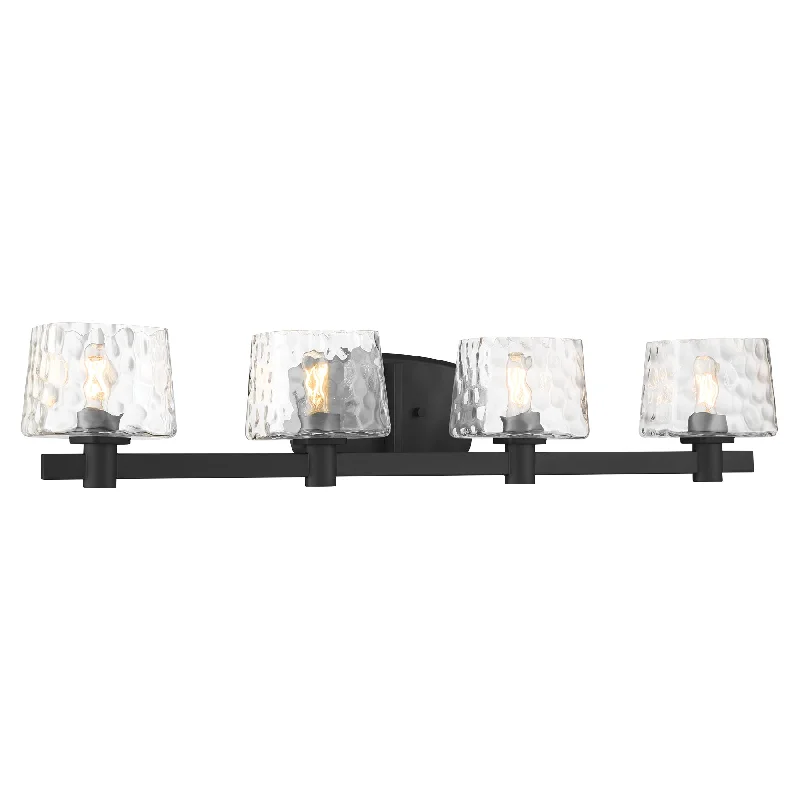 Dimmable Industrial Lighting for Ambiance ControlDrysdale 33" 4 Lights Vanity Light Black Finish Dimmable Industrial Lighting for Ambiance ControlDrysdale 33" 4 Lights Vanity Light Black Finish
