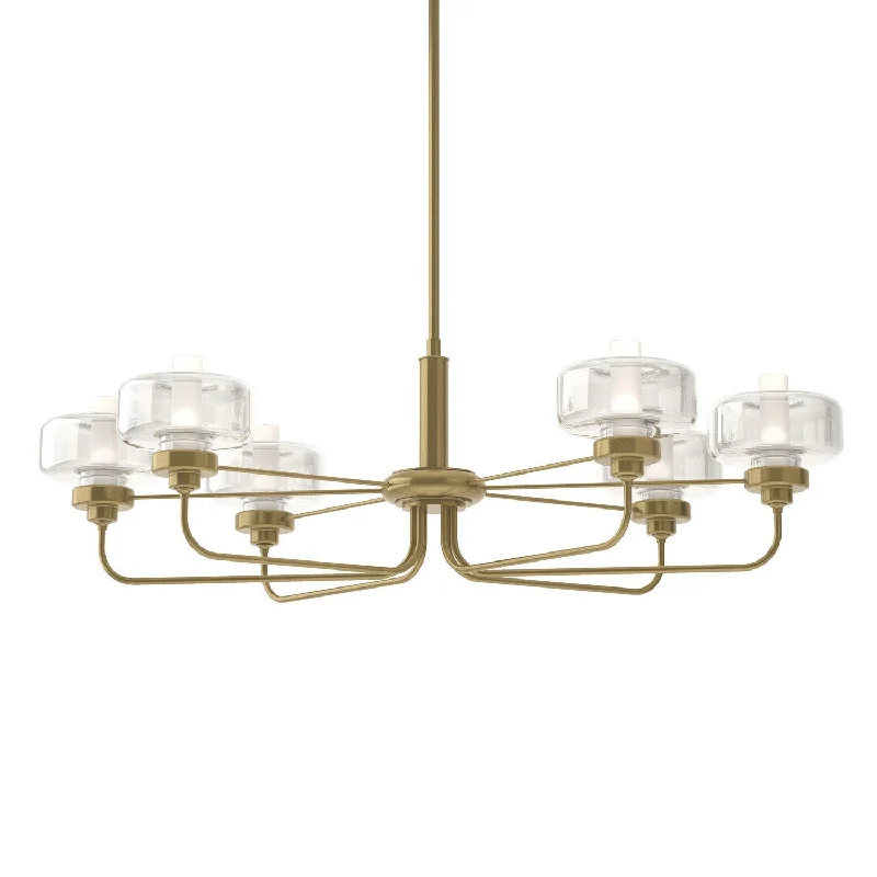 Industrial Lighting for Automotive Manufacturing PlantsNola Six Light Pendant