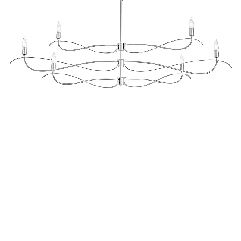 Industrial Wall - Mounted Lighting for Workshop WallsWillow Six Light Chandelier