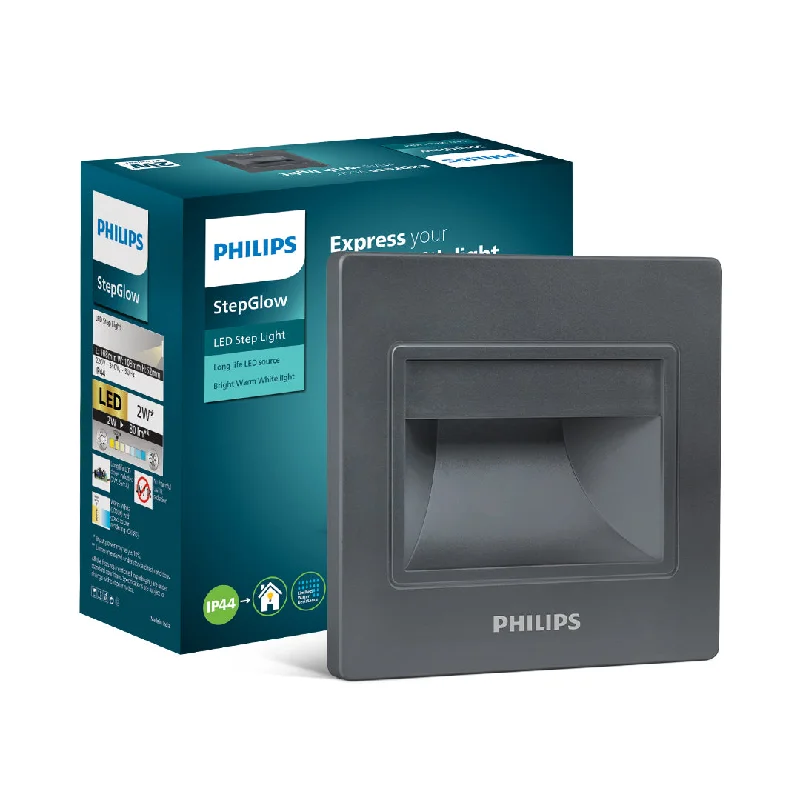 Low - voltage track lighting for safetyPhilips StepGlow Step light