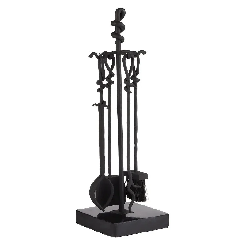 Track lighting for illuminating walkwaysDenison Fireplace Toolset