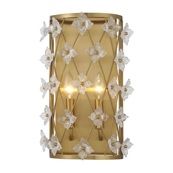 White track lighting for a clean lookBailey 2-Light Wall Sconce