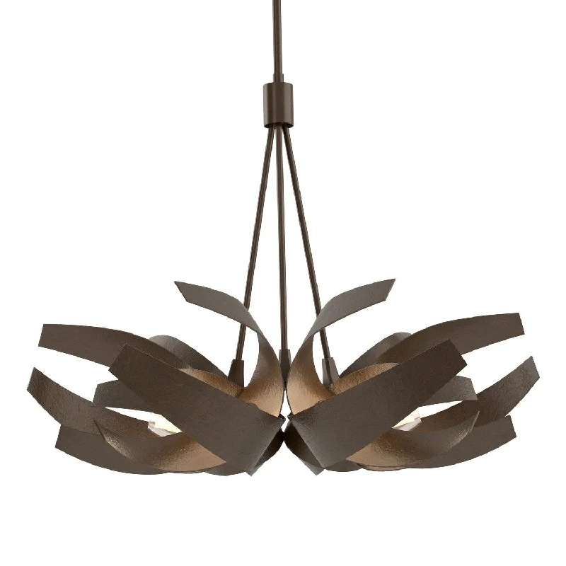 Industrial Lighting for Metal Fabrication ShopsCorona Six Light Pendant