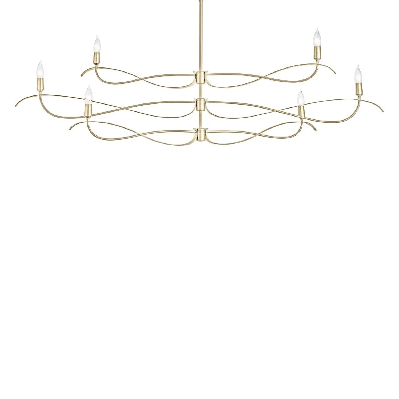 Industrial Flood Lighting for Outdoor Loading DocksWillow Six Light Chandelier
