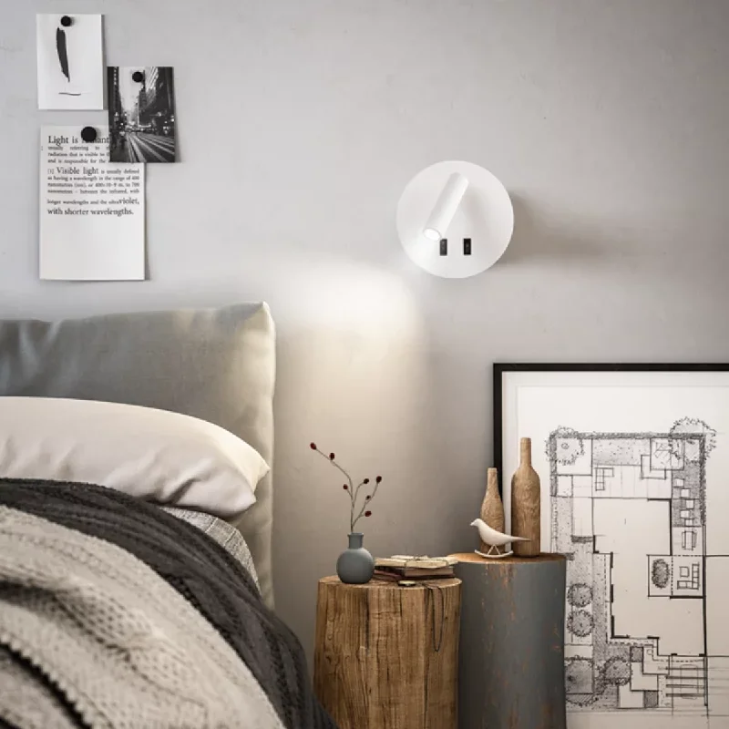 Track lighting with integrated LED driversPhilips Hint Bedside light