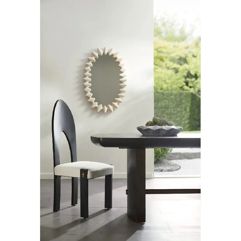 Track lighting with a brushed nickel finishDurango Dining Chair