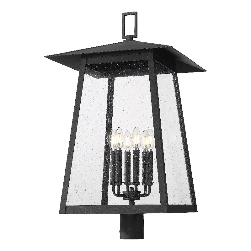 Smart track lighting with voice controlRainer 6-Light Outdoor Post Mount Fixture