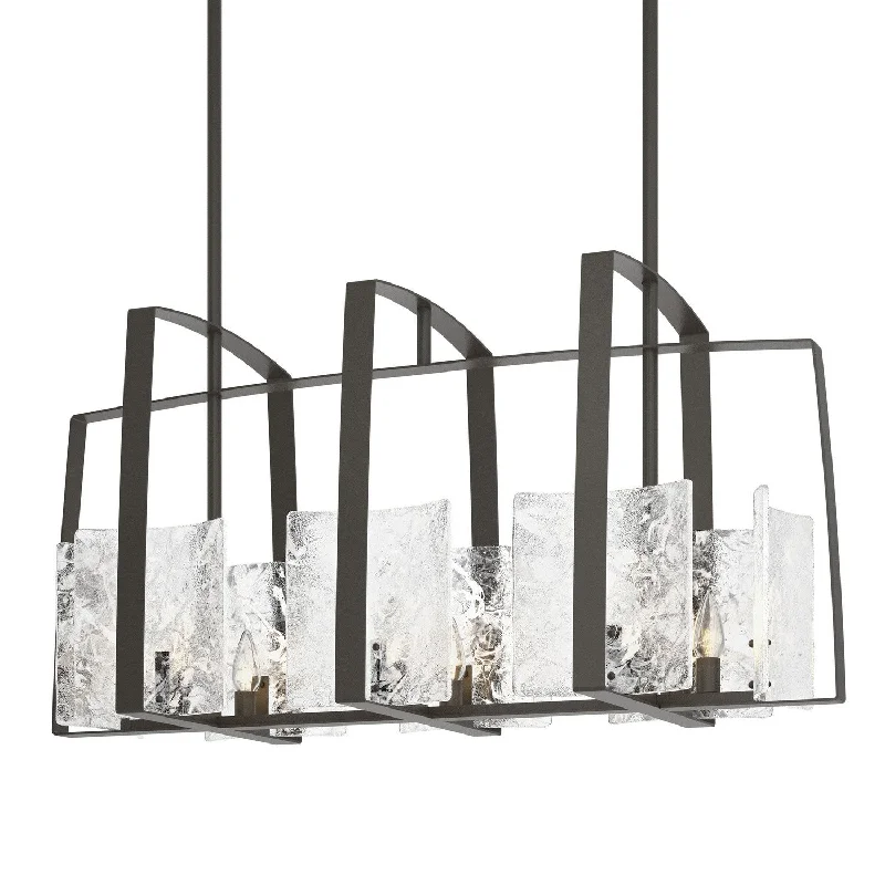 Industrial Ceiling - Mounted Lighting for Assembly PlantsArc Eight Light Linear Pendant Industrial Ceiling - Mounted Lighting for Assembly PlantsArc Eight Light Linear Pendant