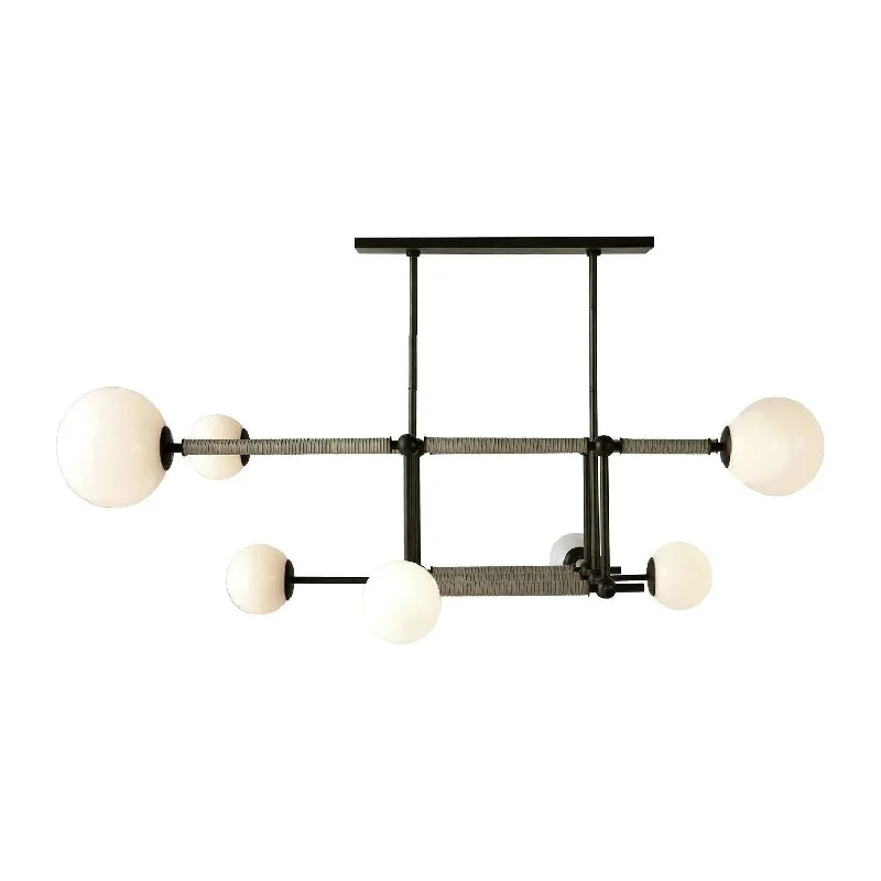 High - lumen track lighting for bright spacesErica Linear Chandelier