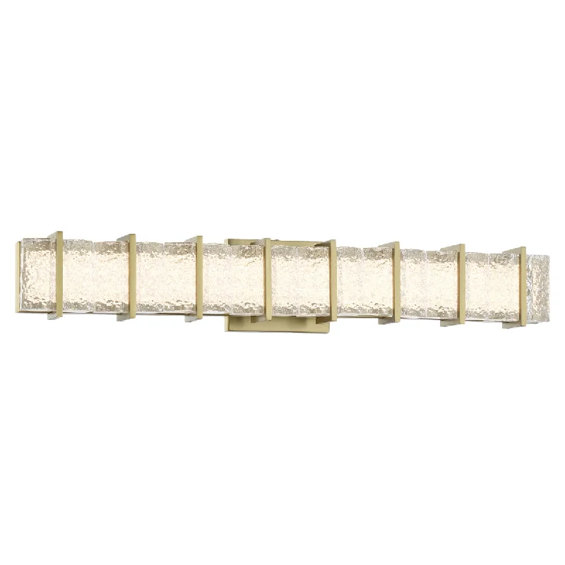 Durable Industrial Lighting for Harsh EnvironmentsServyn 27" 1 Light LED Bathroom Vanity Light Brass Finish Durable Industrial Lighting for Harsh EnvironmentsServyn 27" 1 Light LED Bathroom Vanity Light Brass Finish