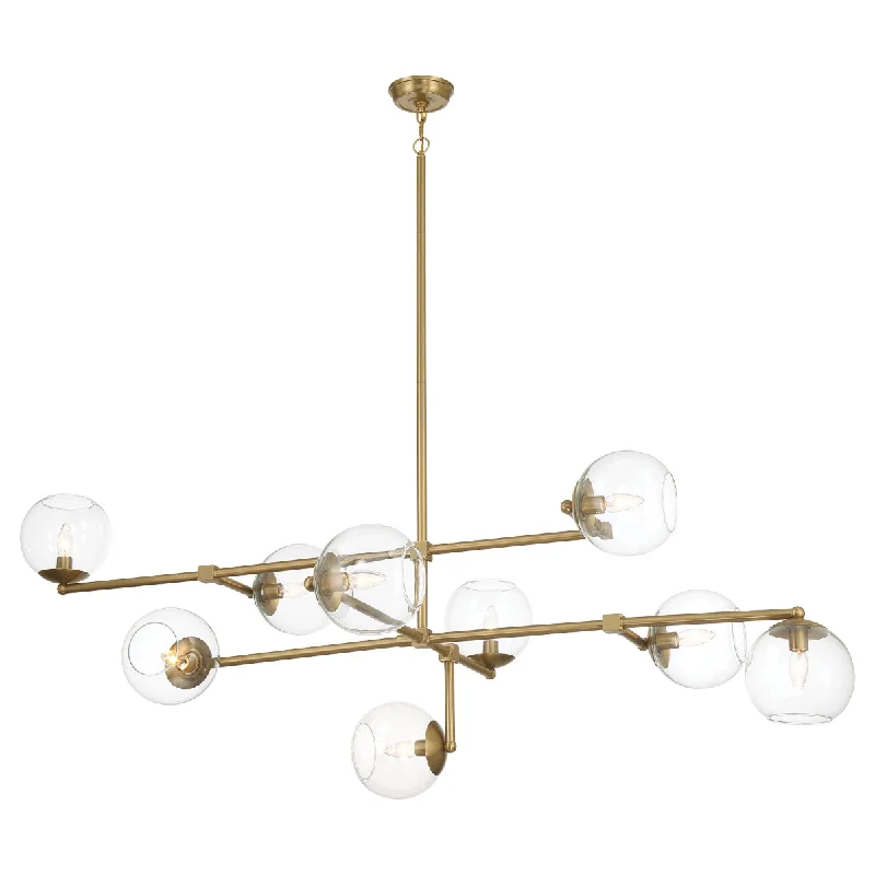 Industrial Area Lighting for Large Open SpacesMillikan 64" 9 Lights Pendant Light Gold Finish Industrial Area Lighting for Large Open SpacesMillikan 64" 9 Lights Pendant Light Gold Finish