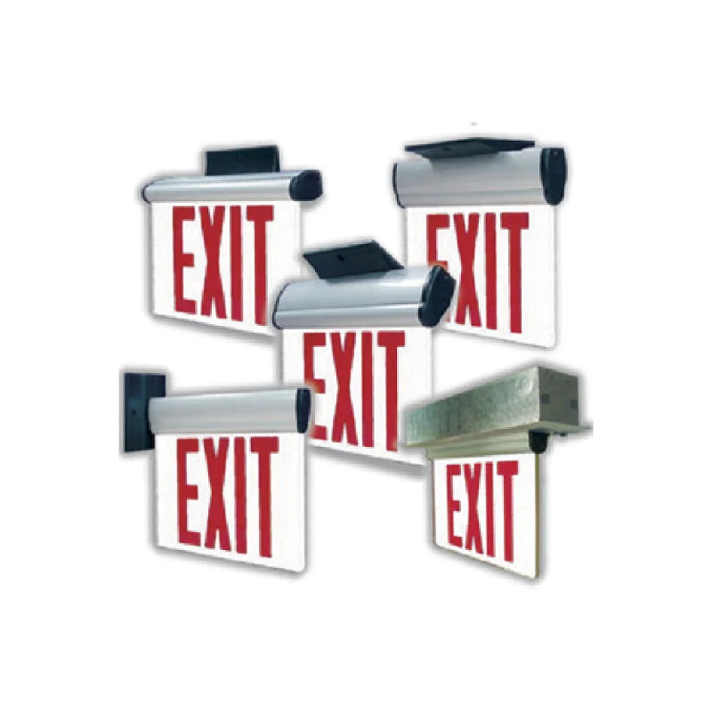 High - lumen track lighting for bright spacesLSI Industries Value Edge-lit Exit VE
