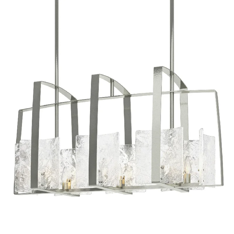 Industrial Ceiling - Mounted Lighting for Assembly PlantsArc Eight Light Linear Pendant Industrial Ceiling - Mounted Lighting for Assembly PlantsArc Eight Light Linear Pendant