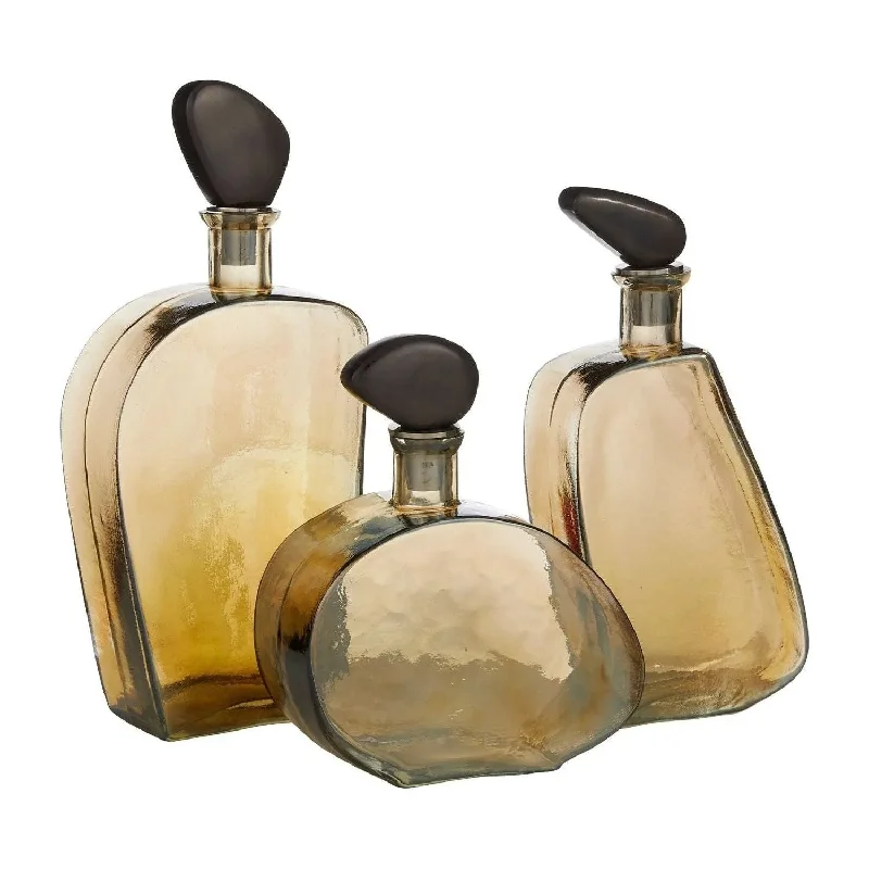 Track lighting for illuminating dining tablesCalhoun Decanters - Set of 3