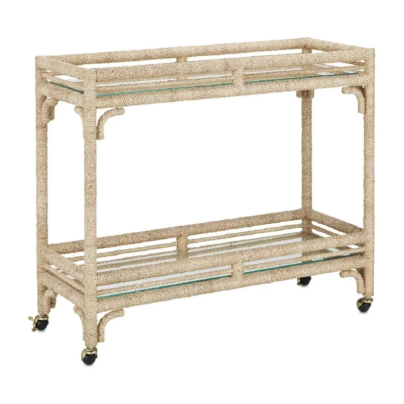 Track lighting for highlighting bookcasesOlisa Bar Cart