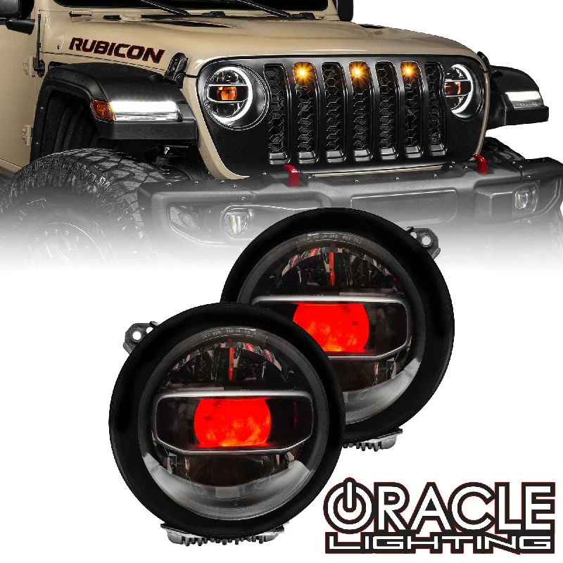 Track lighting for creating a focal pointORACLE Lighting "Demon Eye" ColorSHIFT Projector Illumination Kit - Jeep Gladiator Track lighting for creating a focal pointORACLE Lighting "Demon Eye" ColorSHIFT Projector Illumination Kit - Jeep Gladiator