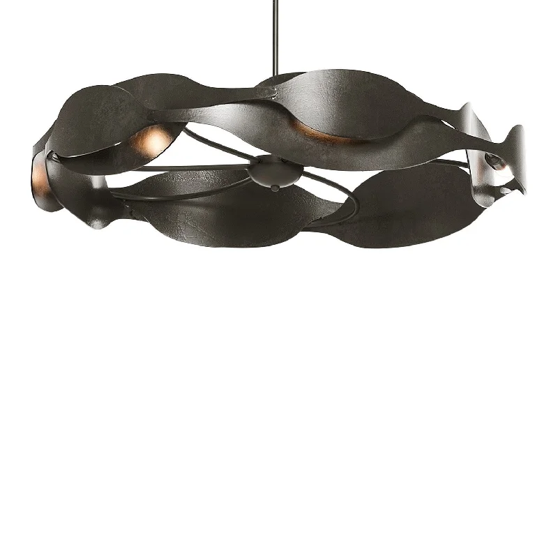 Industrial Emergency Lighting for Safety in FactoriesWaves Six Light Pendant