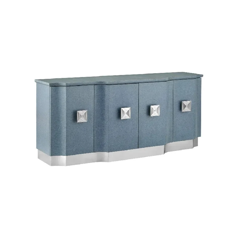 Low - voltage track lighting for safetyMaya Credenza
