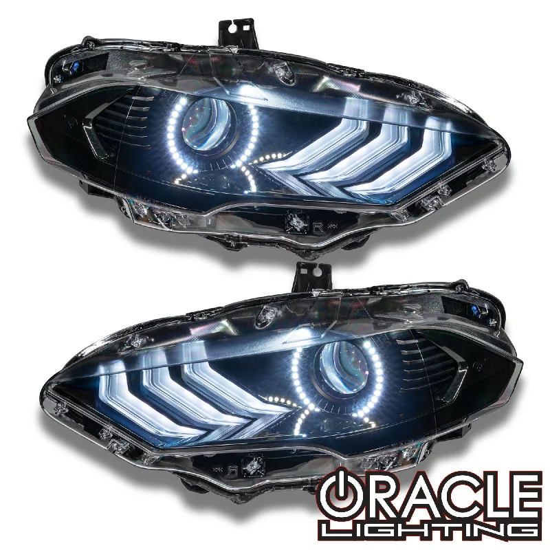 Track lighting with swivel heads for precise aimingORACLE Lighting 2018-2022 Ford Mustang LED Headlight Halo Kit Track lighting with swivel heads for precise aimingORACLE Lighting 2018-2022 Ford Mustang LED Headlight Halo Kit