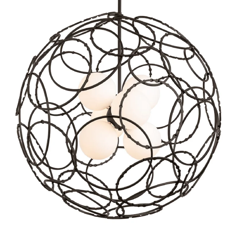 Waterproof Industrial Lighting for Wet AreasOlympus Six Light Pendant