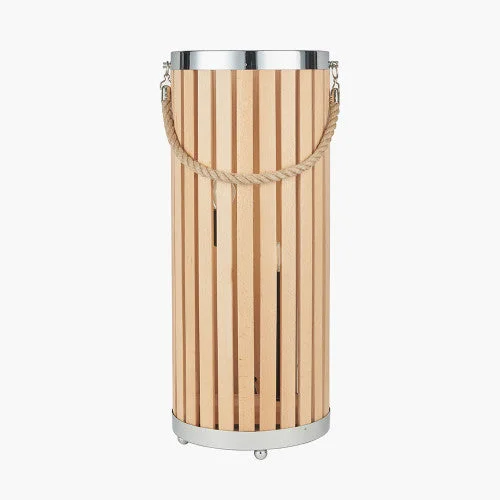 Track lighting with a minimalist track designAustell Natural Wood Large Lantern Floor Lamp Track lighting with a minimalist track designAustell Natural Wood Large Lantern Floor Lamp
