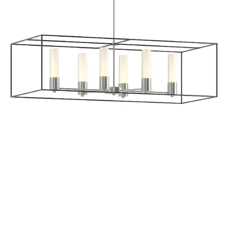 Dimmable Industrial Lighting for Ambiance ControlPortico Six Light Pendant