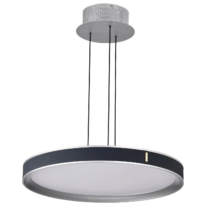 Explosion - Proof Industrial Lighting for Hazardous LocationsBandon 20" LED Pendant Light, Gray with Blue Wrap, Acrylic Lens Explosion - Proof Industrial Lighting for Hazardous LocationsBandon 20" LED Pendant Light, Gray with Blue Wrap, Acrylic Lens