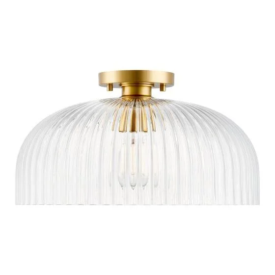 Track lighting with clear glass shades1-Light Ceiling Light