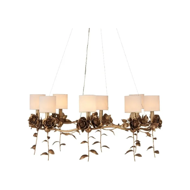 White track lighting for a clean lookRosabel Chandelier
