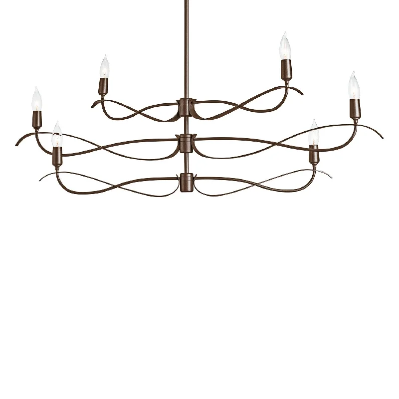 Industrial Lighting for Textile MillsWillow Six Light Chandelier