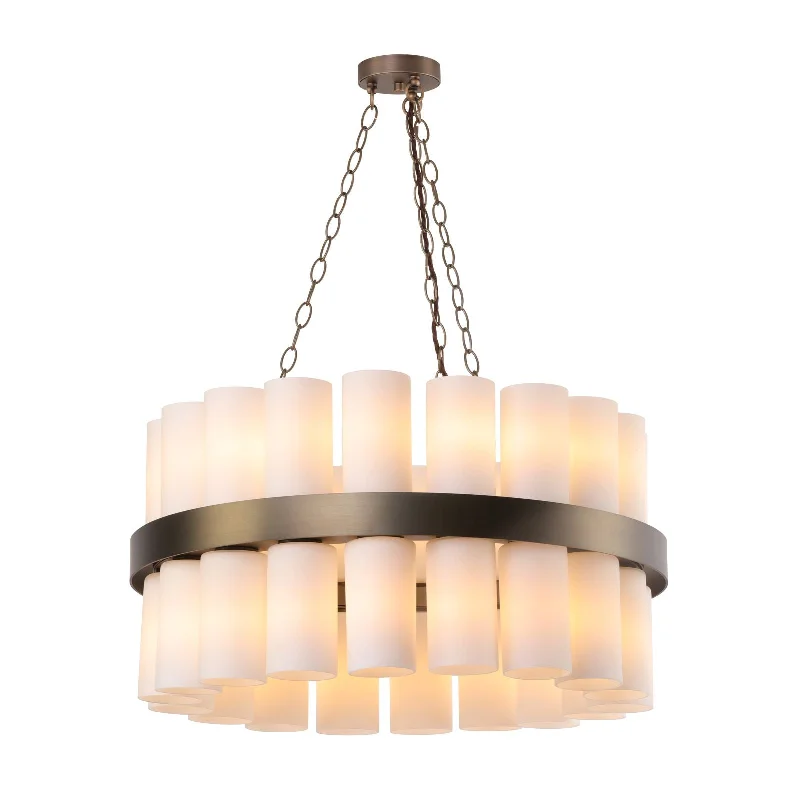 Track lighting for enhancing the architectureAnais 36 Light Pendant Opal Glass and Antique Brass Track lighting for enhancing the architectureAnais 36 Light Pendant Opal Glass and Antique Brass