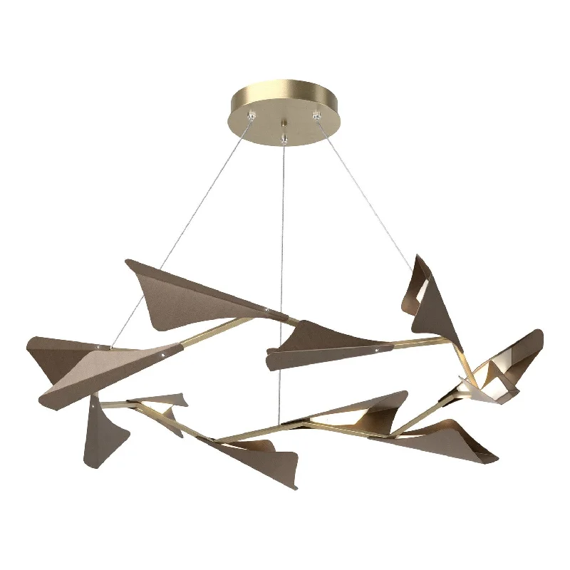 Adjustable Industrial Lighting for Flexible IlluminationPlume LED Pendant