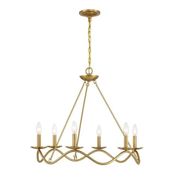 Track lighting for task lighting in workshops6-Light Chandelier