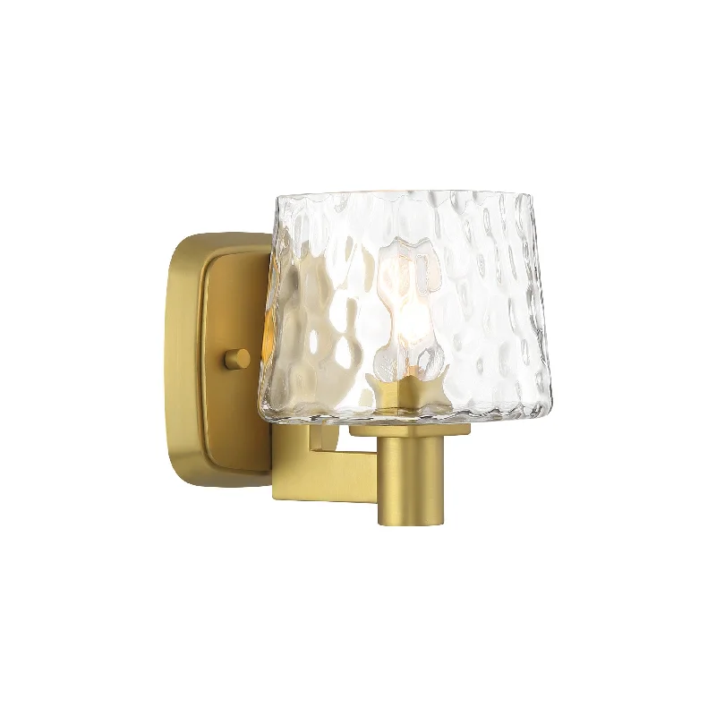 High - Bay LED Industrial Lighting for WarehousesDrysdale 6" 1 Light Wall Sconce Brass Finish High - Bay LED Industrial Lighting for WarehousesDrysdale 6" 1 Light Wall Sconce Brass Finish