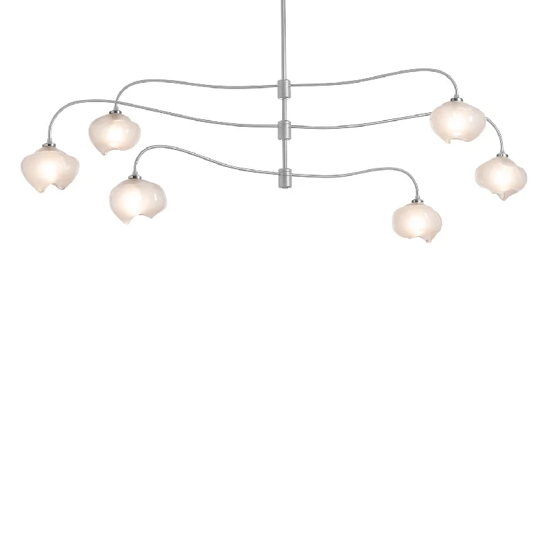 Industrial Area Lighting for Large Open SpacesUme Six Light Pendant