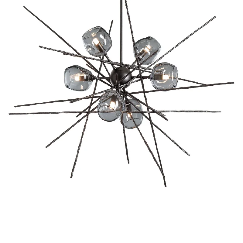 Industrial Lighting for Furniture FactoriesGriffin Six Light Pendant