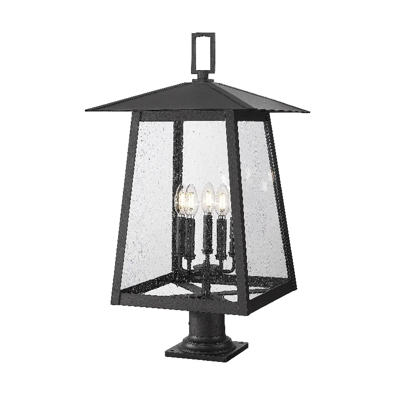 Track lighting with colored glass accentsRainer 5-Light Outdoor Pier Mounted Fixture Track lighting with colored glass accentsRainer 5-Light Outdoor Pier Mounted Fixture
