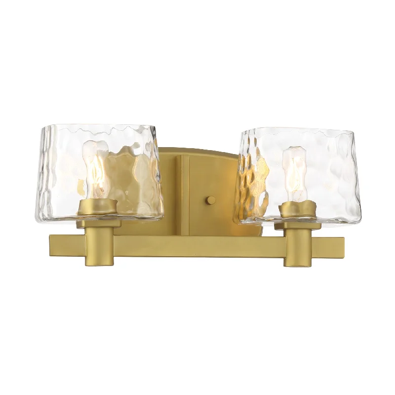 Industrial Lighting for Pharmaceutical ManufacturingDrysdale 15" 2 Lights Vanity Light Brass Finish Industrial Lighting for Pharmaceutical ManufacturingDrysdale 15" 2 Lights Vanity Light Brass Finish