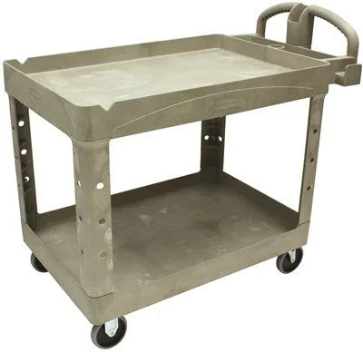Track lighting for illuminating dining tablesUtility Cart Heavy-Duty 2-Shelf Beige