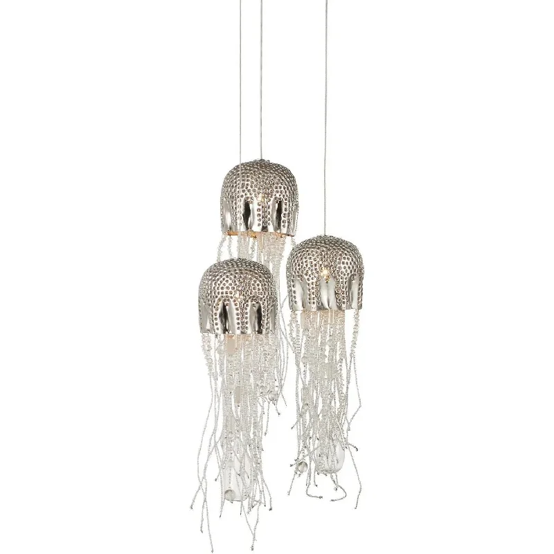 Industrial - style track lighting for loftsMedusa Round Multi-Light Pendant