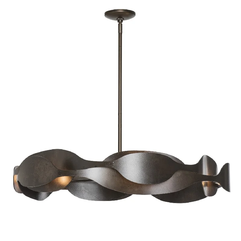 Industrial Lighting for Furniture FactoriesWaves Six Light Pendant